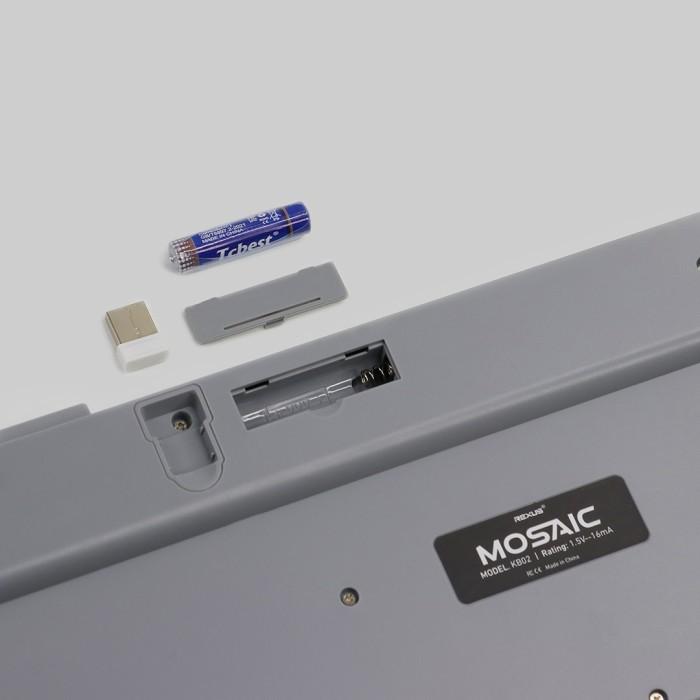 Rexus Mosaic KB02 Keyboard Dual Connection Wireless & Bluetooth - Image 7