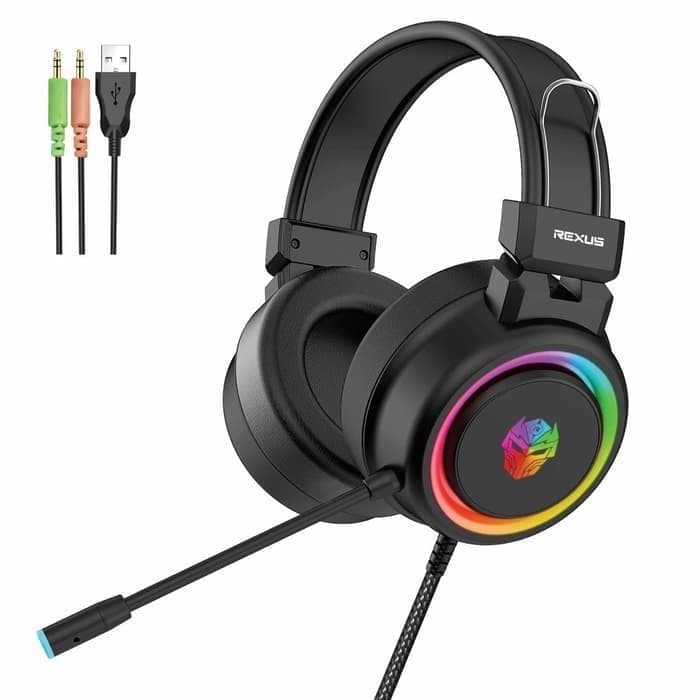 Headset Gaming Rexus Vonix F30 - Headphone RGB F 30 - Image 3