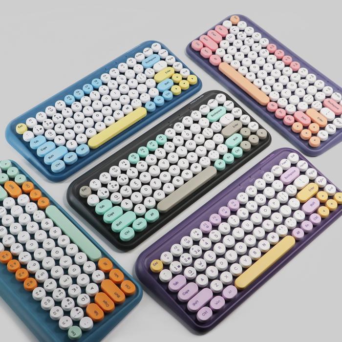 Rexus KM11 Combo Keyboard Mouse - Dual connection Wireless & Bluetooth - Image 2