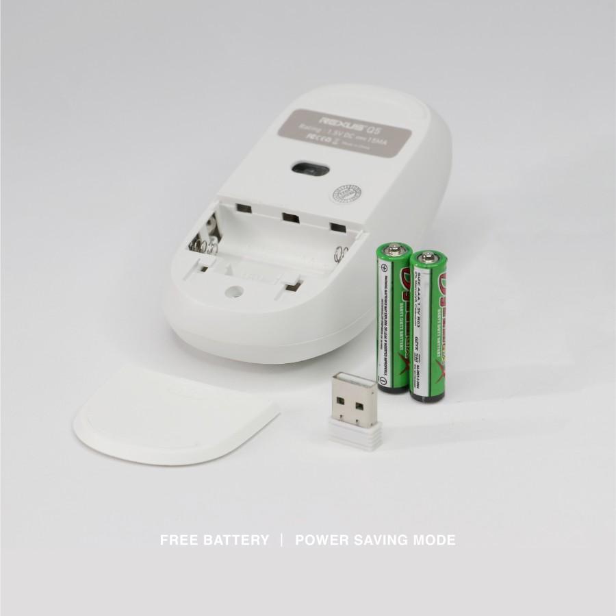 Mouse Rexus Q5 Office Wireless Bluetooth - Silent Click Mouse - Image 4