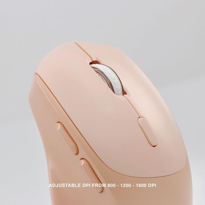Mouse Rexus QB300 Office Wireless Bluetooth - Silent Click Mouse - Image 2
