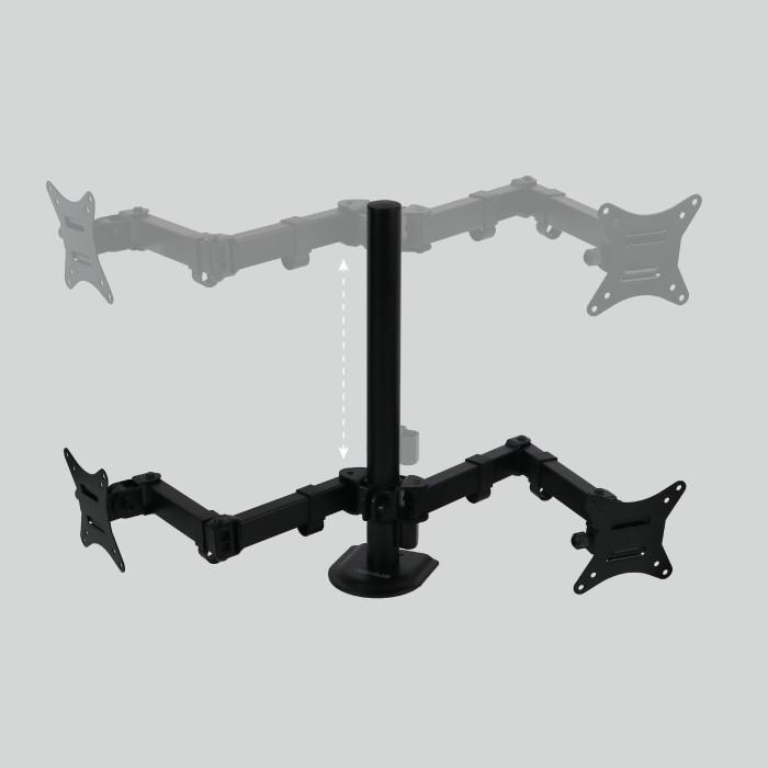 Rexus DBM-02 - Desk Mount Bracket Arm LED Monitor 17 - 32" Inch - Image 6