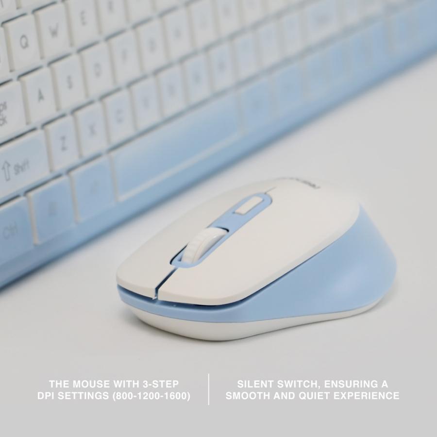 Rexus KM10 Bundle Combo Keyboard + Mouse Wireless - Image 4