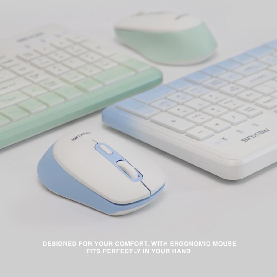Rexus KM10 Bundle Combo Keyboard + Mouse Wireless - Image 6