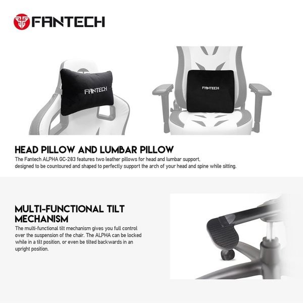 Fantech Alpha GC-283 Gaming Chair - kursi gaming - Image 3