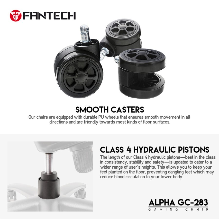 Fantech Alpha GC-283 Gaming Chair - kursi gaming - Image 6