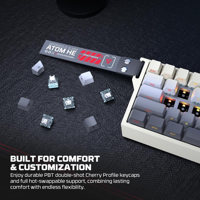 Fantech ATOM HE68 MK922 RGB - 65% Mechanical Gaming Keyboard - Image 2