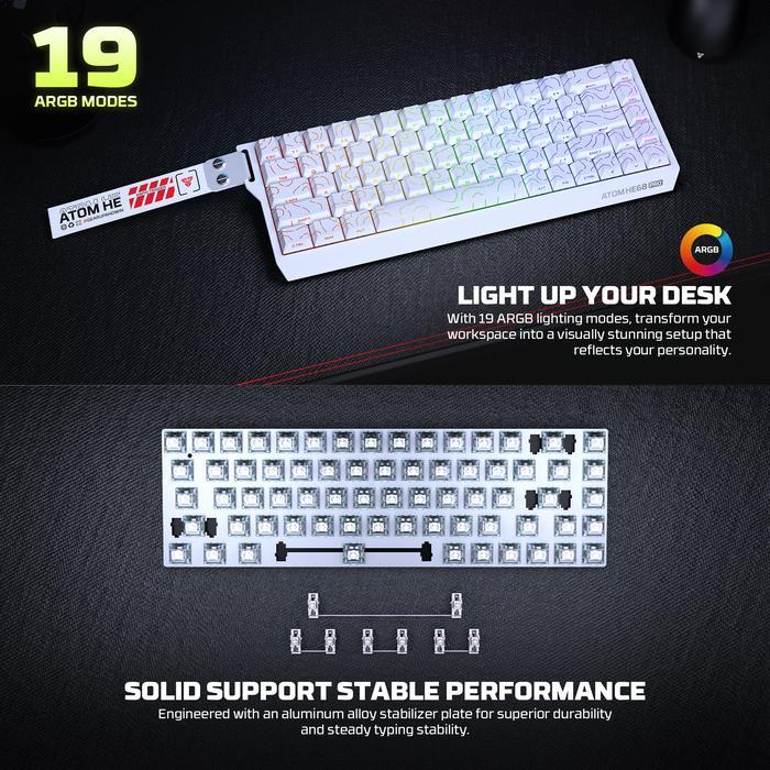 Fantech ATOM HE68 MK922 RGB - 65% Mechanical Gaming Keyboard - Image 5