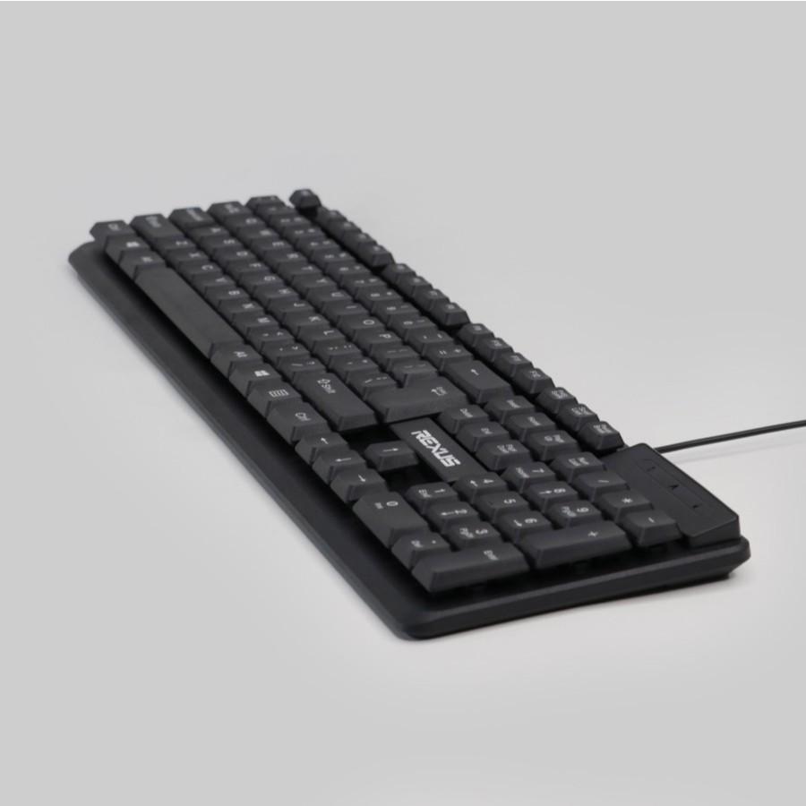 Keyboard Office Membrane Rexus K278 Wired USB - Image 4