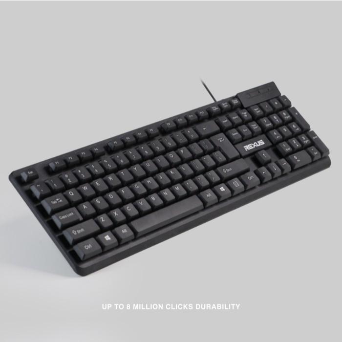 Keyboard Office Membrane Rexus K278 Wired USB - Image 6