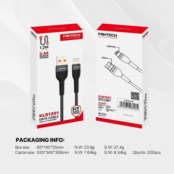 Fantech KCT1201/ K-1201 Kabel Data USB A To USB Type-C Fast Charging - Image 5