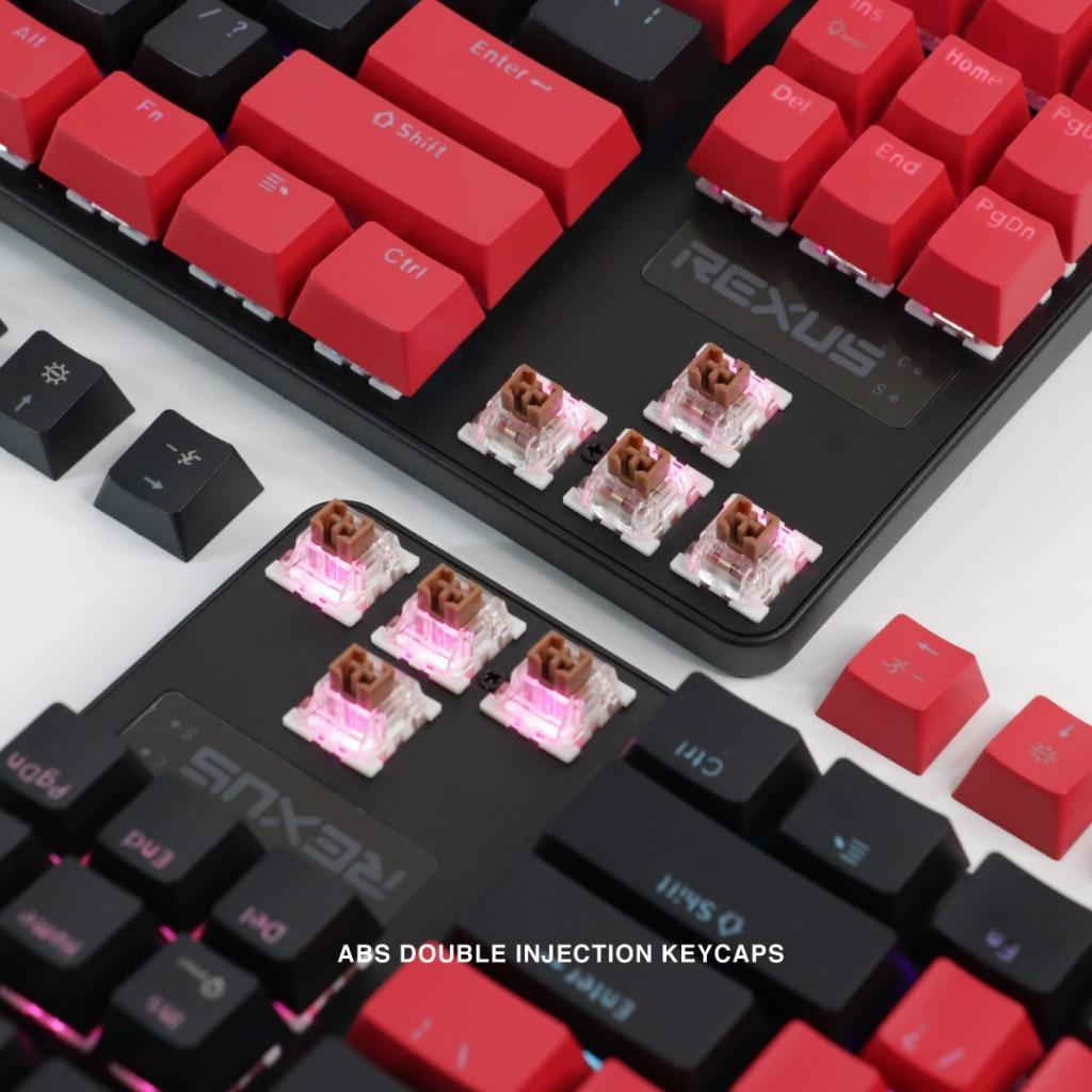 Rexus Combo AYAKA Series TKL - Mechanical Gaming Keyboard Mousepad - Image 5