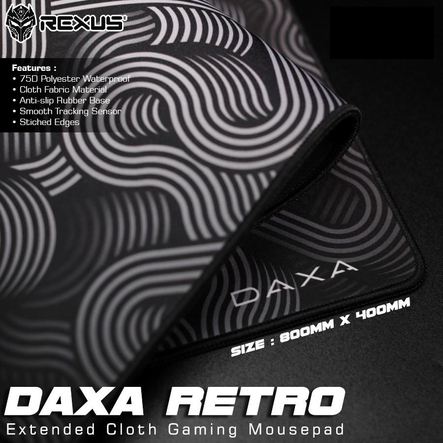 Mousepad Gaming Rexus Daxa Retro - Mouse Pad Extended Cloth XL - Image 2
