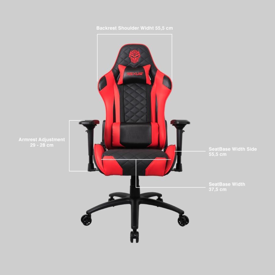 Rexus RGC 101/ RGC101 V2 Gaming Chair - kursi gaming - Image 3