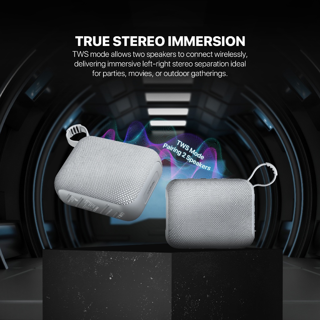 Fantech Nerabox BS153 Portable Wireless Speaker with Blutooth 5.4 - Image 3