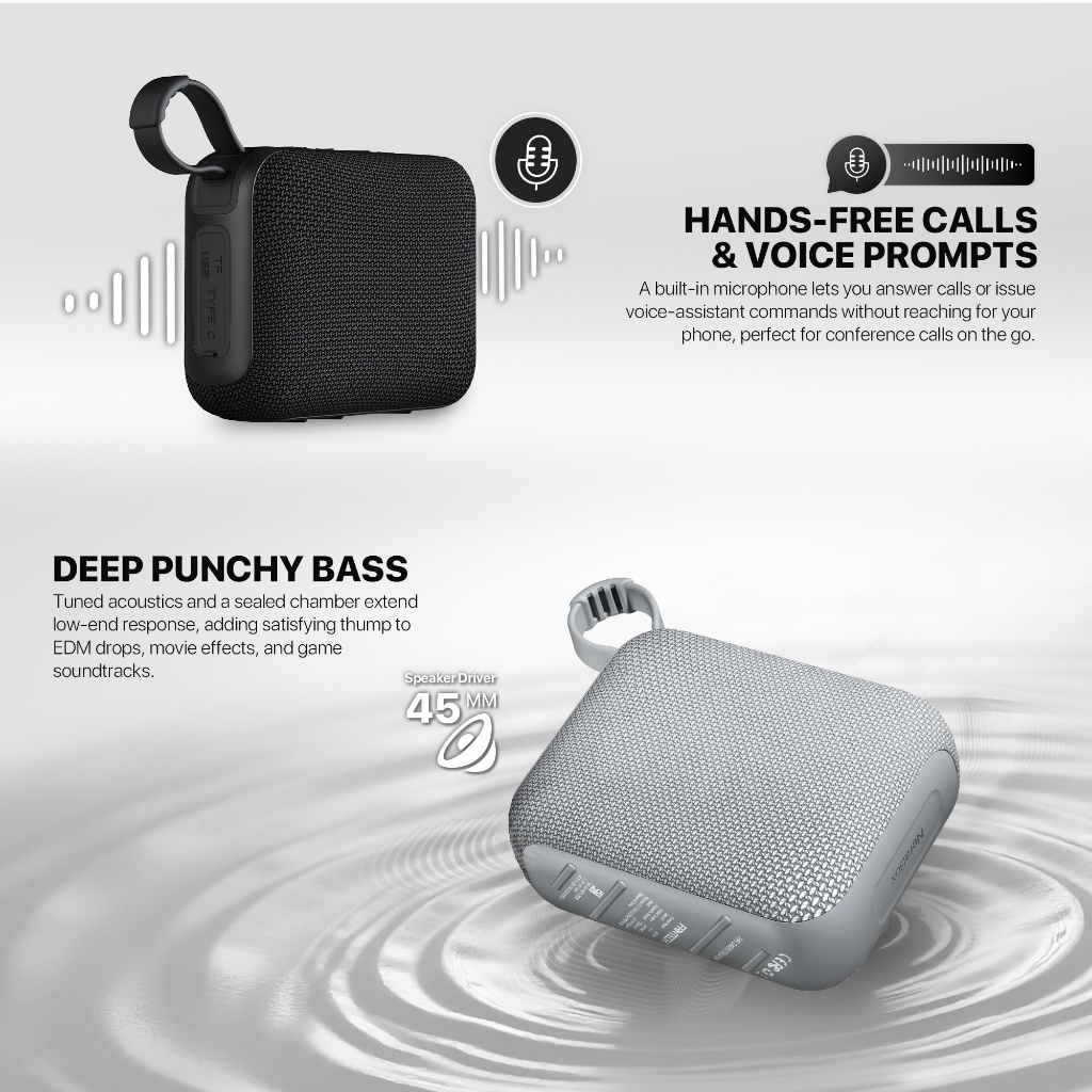 Fantech Nerabox BS153 Portable Wireless Speaker with Blutooth 5.4 - Image 5