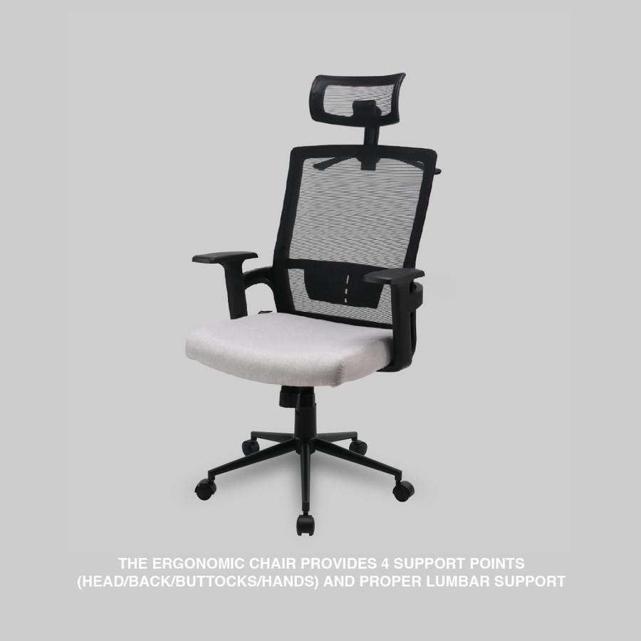 Rexus Ergonomic Office Chair NC-1 / NC1 - Kursi Kantor - Image 4