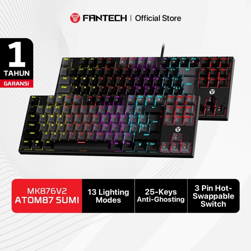 Fantech ATOM MK876 V2 SUMI RGB TKL - 75% Mechanical Gaming Keyboard - Image 2