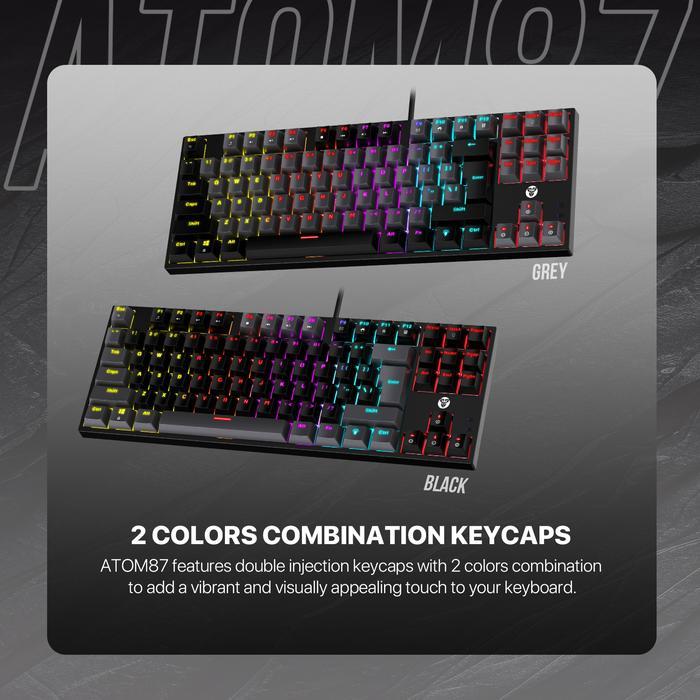 Fantech ATOM MK876 V2 SUMI RGB TKL - 75% Mechanical Gaming Keyboard - Image 3