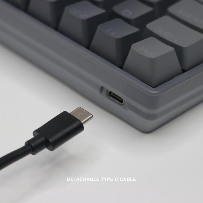 Keyboard Gaming Mechanical Rexus Heroic KX3 65% RGB LED - Image 4