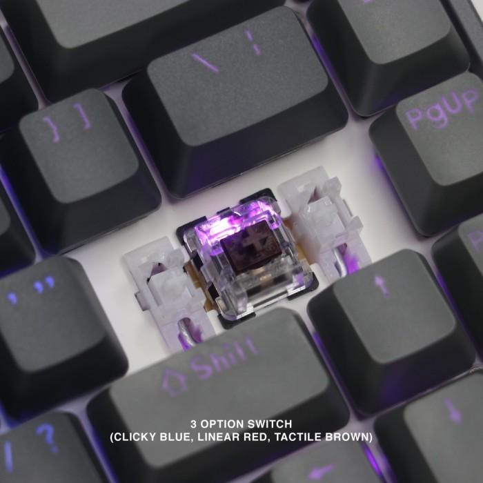 Keyboard Gaming Mechanical Rexus Heroic KX3 65% RGB LED - Image 5