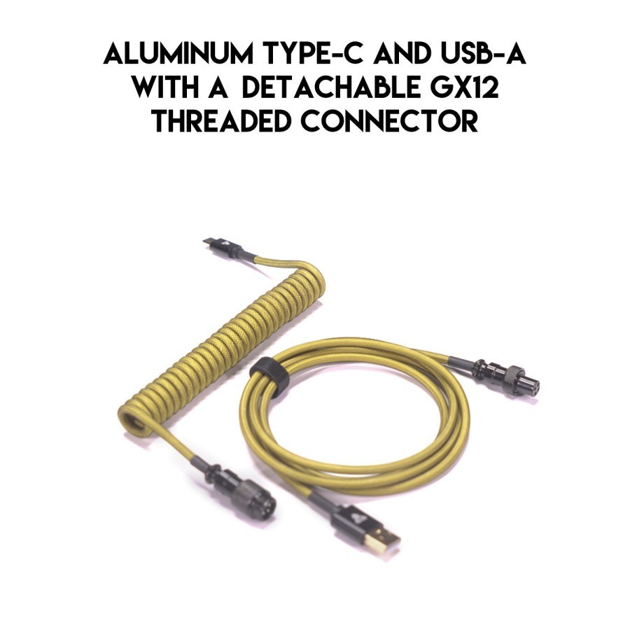 Fantech Aviator AC701 Coiled Cable Type C Mechanical Keyboard - Image 3