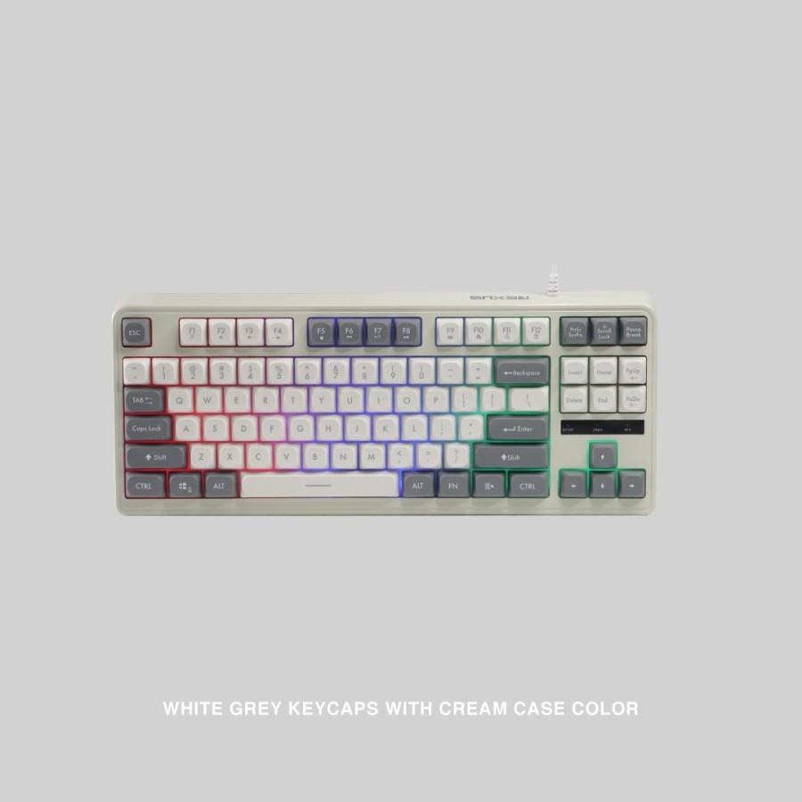 Keyboard Gaming Membrane Rexus Battlefire K87M TKL RGB LED - Image 4