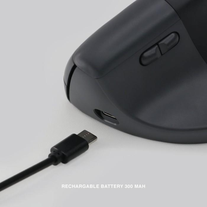 Mouse Rexus Clif II QV-270 Dual-Mode - Vertical Ergonomic Wireless - Image 3