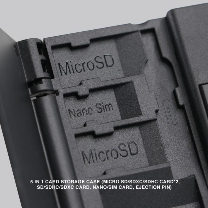 Rexus RXC305 / RXC305 Card Reader 5 in 1 Storage Case USB 3.0 - Image 5