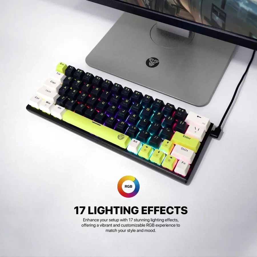 Fantech MK874 V2 ATOM 63 MORI RGB - 60% Mechanical Gaming Keyboard - Image 4