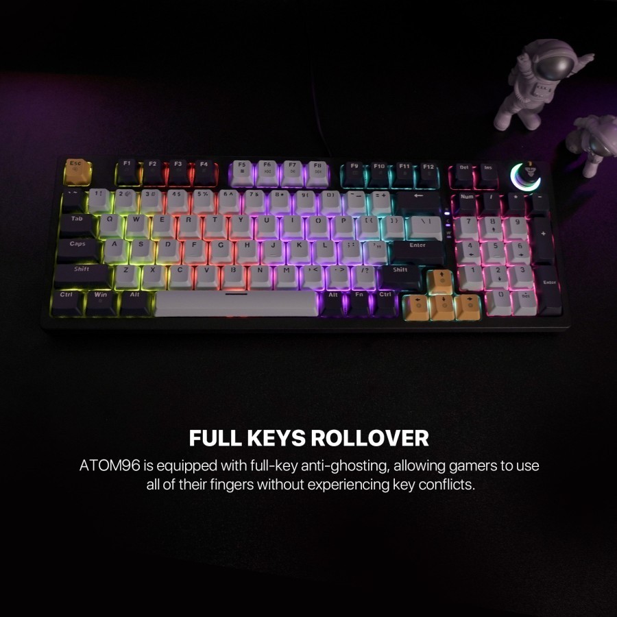 Fantech ATOM96 MK890 V2 Mizu RGB - 95% Mechanical Gaming Keyboard - Image 2