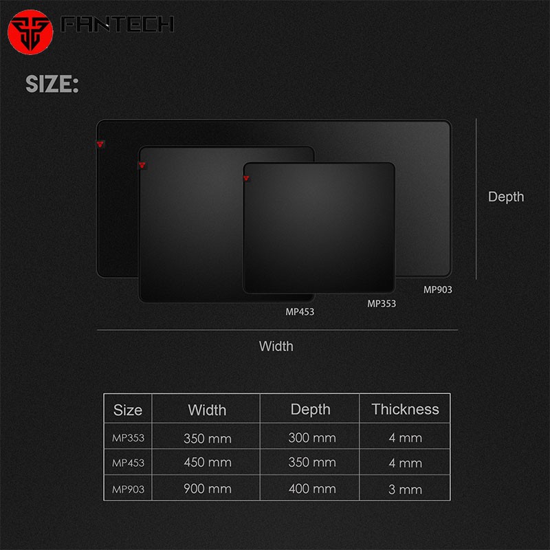 Mousepad Fantech Agile MP453 - Mouse Pad Gaming MP-453 Fantech - Image 4