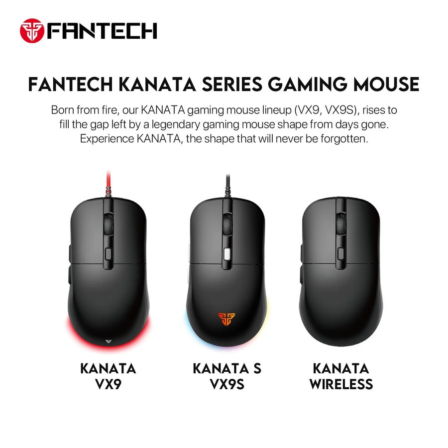 Fantech KANATA VX9S RGB - Wired Macro Gaming Mouse - Image 3