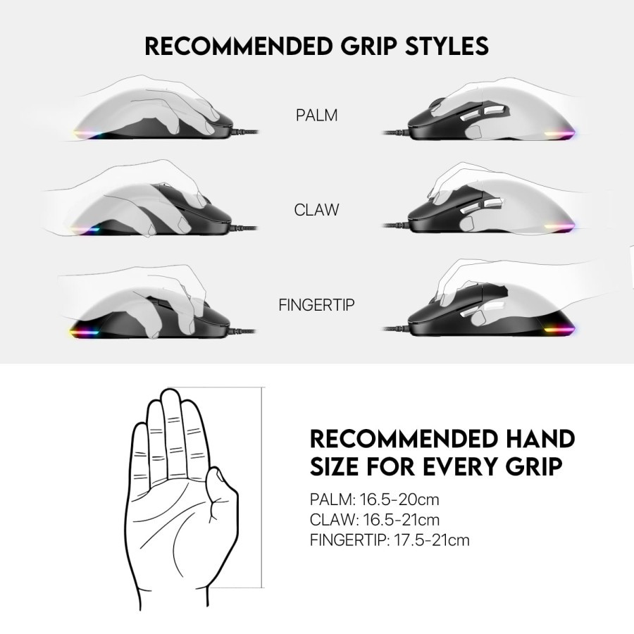 Fantech KANATA VX9S RGB - Wired Macro Gaming Mouse - Image 4