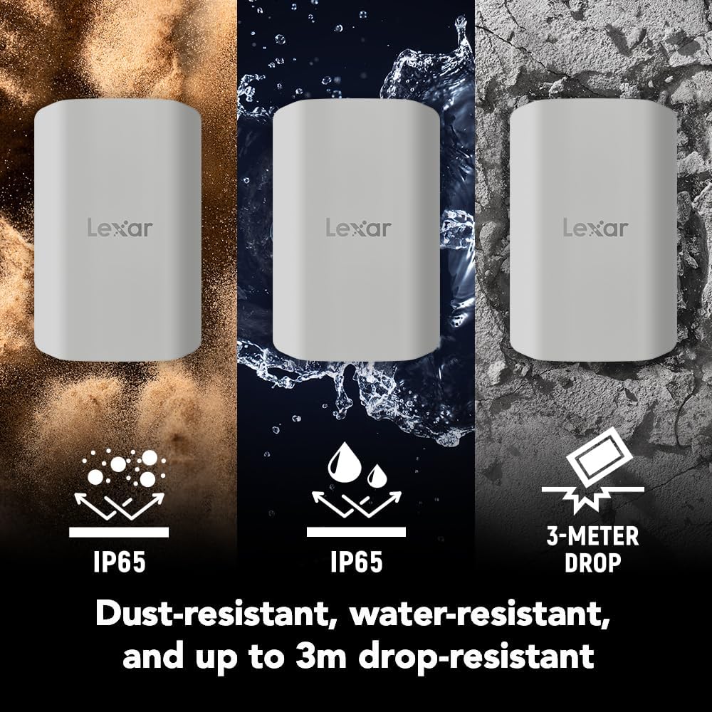 Lexar ES5 Magnetic SSD External Portable 1TB - 1 TB USB-C 3.2 - Image 5