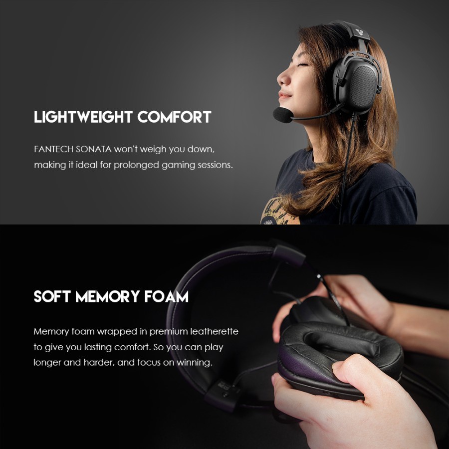 Headphone Gaming Fantech Sonata MH90 - Headset Fantech  MH-90 - Image 2