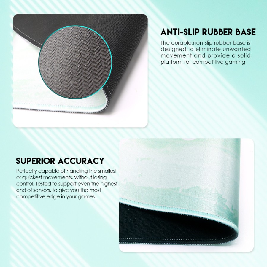 Mousepad Fantech Agile MP904 - Mint Edition - Image 3