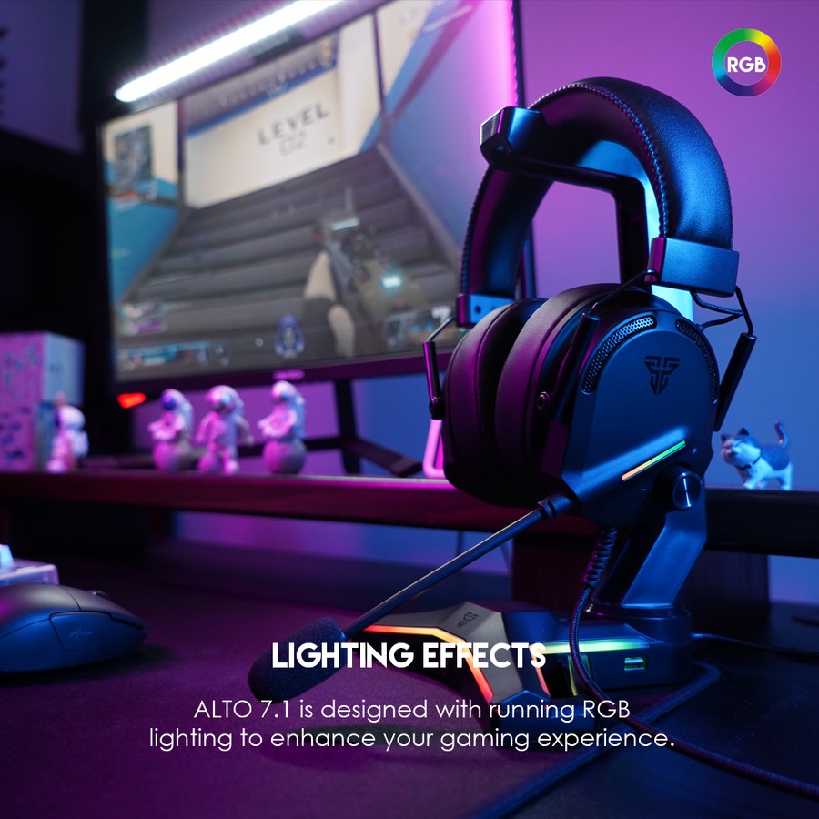 Headphone Gaming Fantech Alto 7.1 HG26 RGB - Headset Fantech HG-26 - Image 3