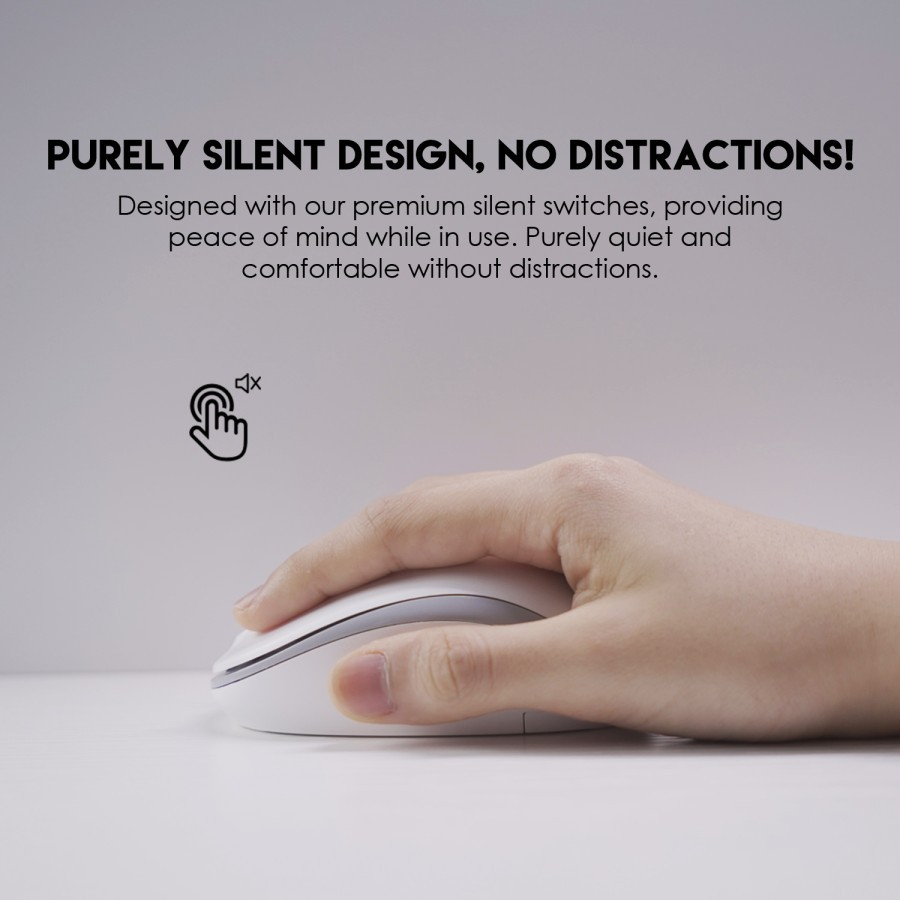 Mouse Fantech Office GO W192 - Silent Click Mouse - Image 4