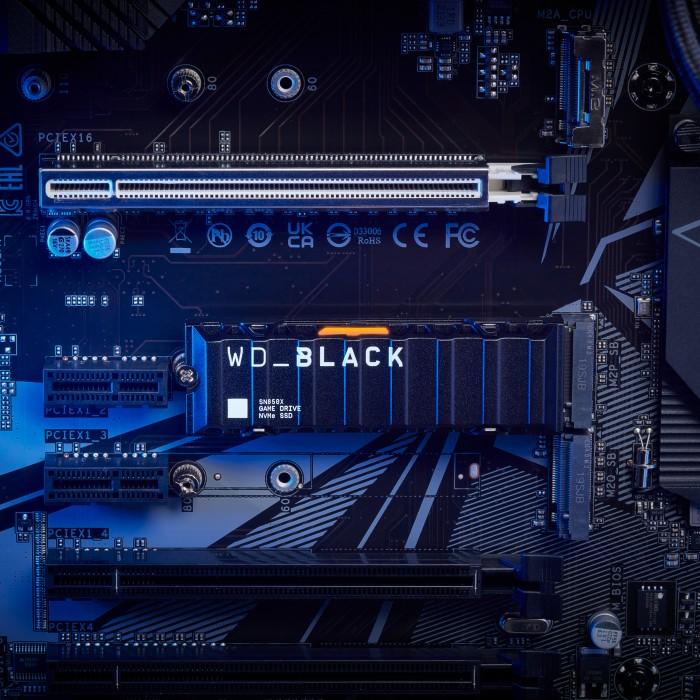 WD Black SSD SN850X Heatsink M.2 2280 NVMe PCIe Gen 4 2TB - SSD 2 TB - Image 4