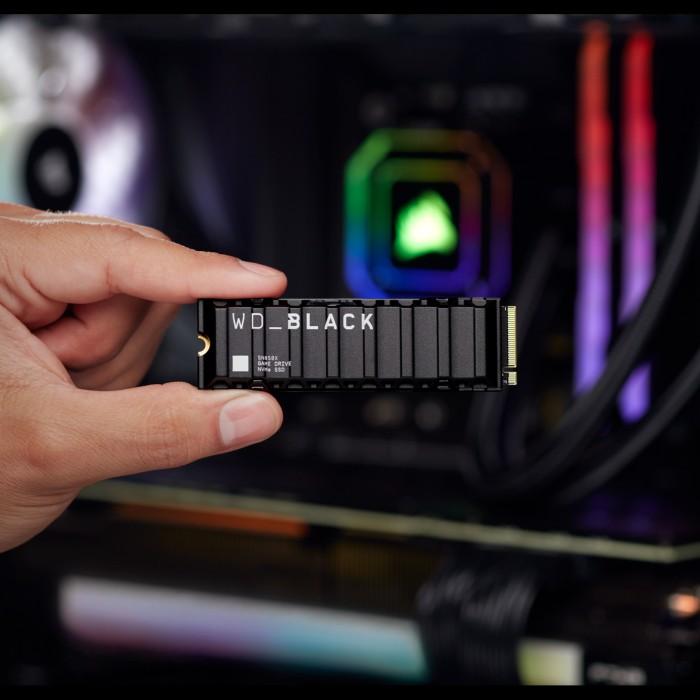 WD Black SSD SN850X Heatsink M.2 2280 NVMe PCIe Gen 4 4TB - SSD 4 TB - Image 2