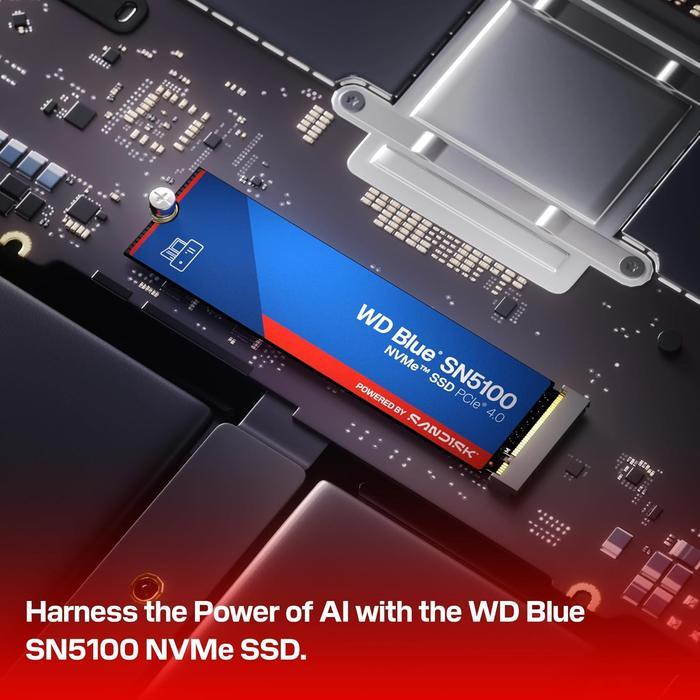Sandisk WD Blue SSD SN5100 M.2 Pcie Gen4 NVMe 2280 1TB - M2 1 TB - Image 4