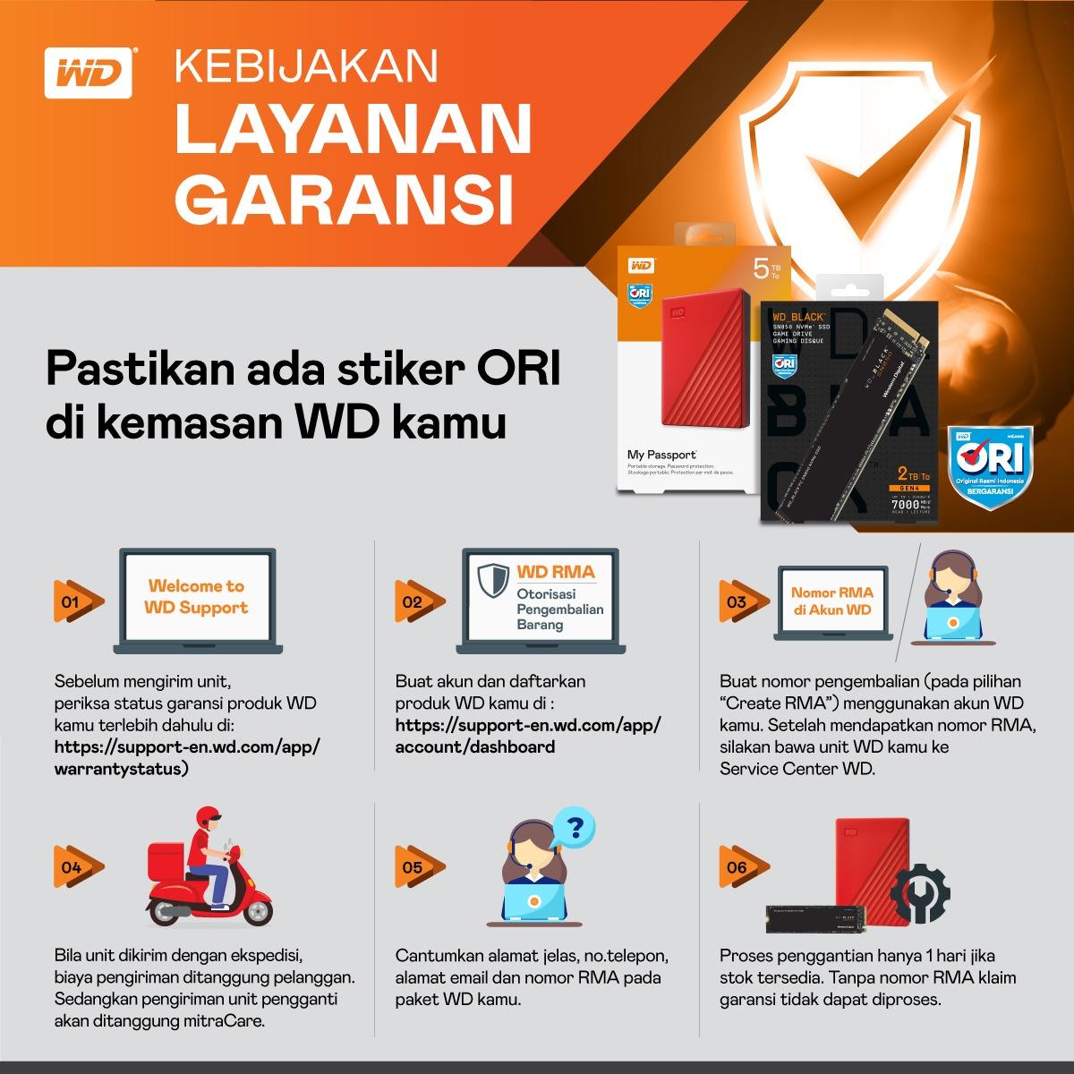 WD My Passport 4TB - HDD / HD / Hardisk / Harddisk External 2.5" - Image 5