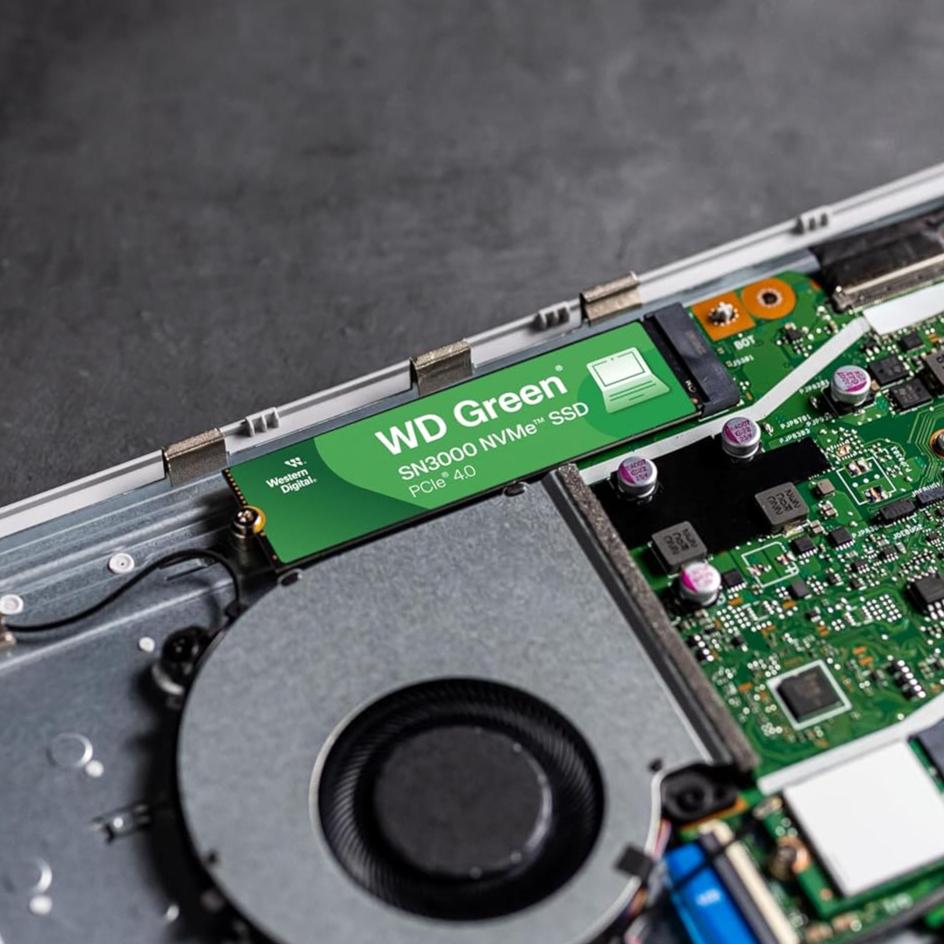 WD Green SSD SN3000 M.2 Pcie Gen4 Nvme 2280 500GB - M2 500 GB - Image 4