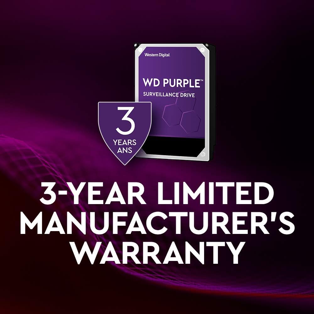 WD Purple Surveillance 2TB 3.5" HDD/ HD/ Hardisk/ Harddisk Internal CCTV - Image 5