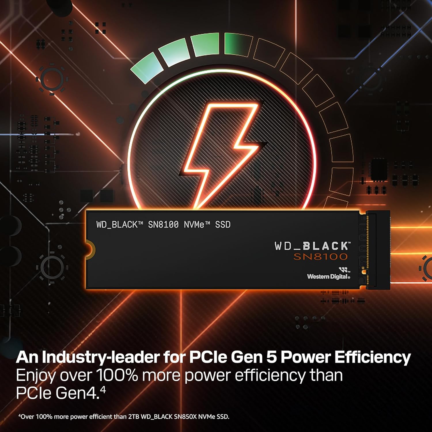 WD Black SSD SN8100 M.2 2280 PCIe Gen5 NVMe 1TB - M2 1 TB - Image 4