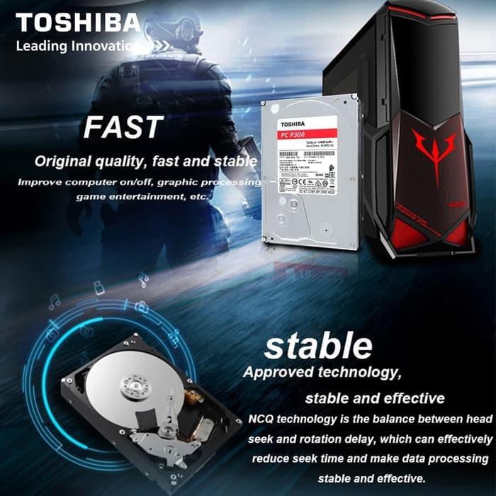 Toshiba PC P300 6TB 3.5" HDD/ HD/ Hardisk/ Harddisk Internal - Image 3