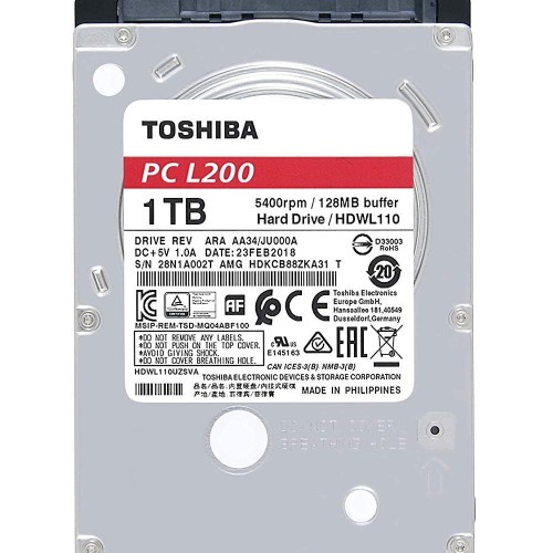 HDD Harddisk Internal Laptop Toshiba L200 1TB 2.5 7mm SATA 3 5400 RPM - Hardisk 1 TB Notebook - Image 2