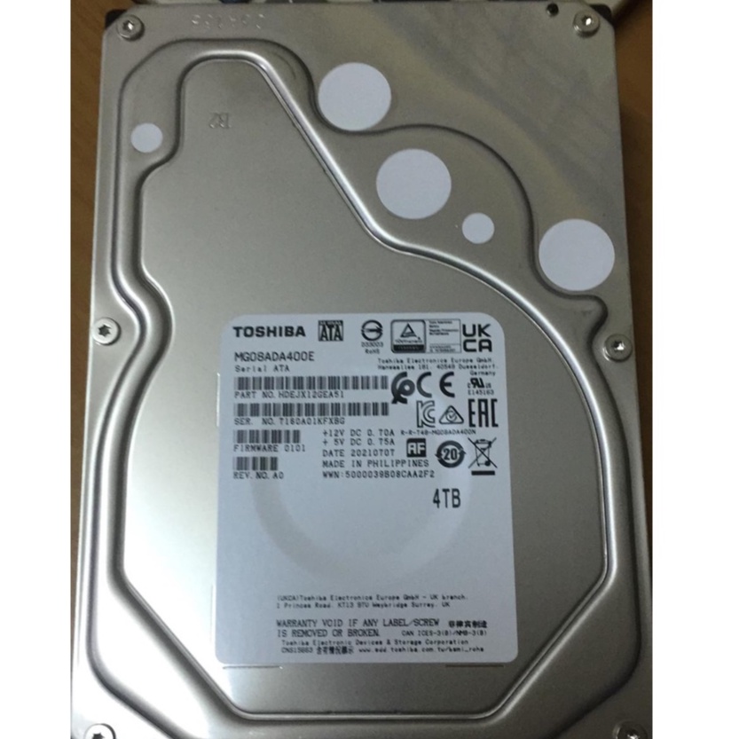 Toshiba Nearline Enterprise 4TB 3.5" HDD/ HD/ Hardisk/ Harddisk Internal NAS - Image 2