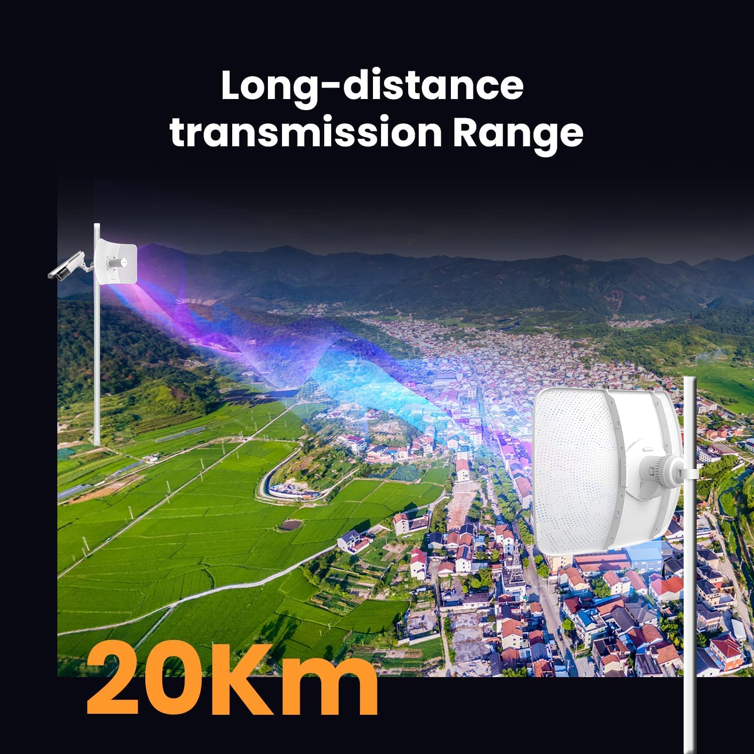 Tenda O8 20KM 5GHz 23dBi 11ac Outdoor CPE Access Point Wireless - Image 5